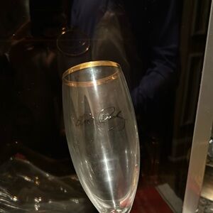 2001 Elvis Presley set of 2 champagne flutes for wedding AT GRACELAND CHAPEL!